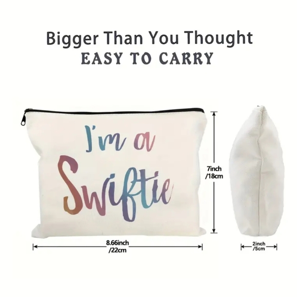 Taylor Swift canvas Makeup Bag - Picture 3 of 5